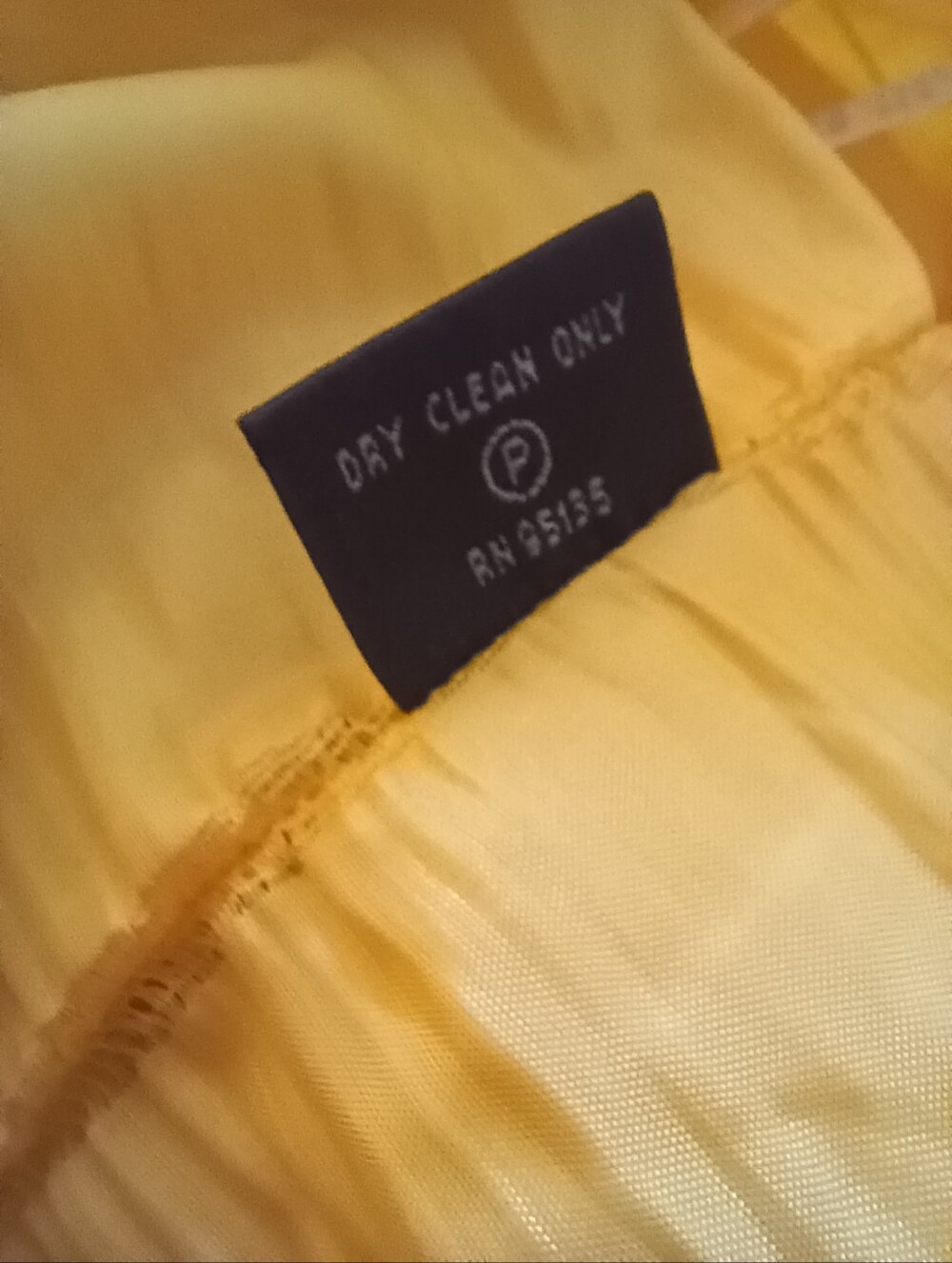 Lafayette 148 100% Linen Yellow Eyelet Skirt Size 14 - Picture 3 of 7